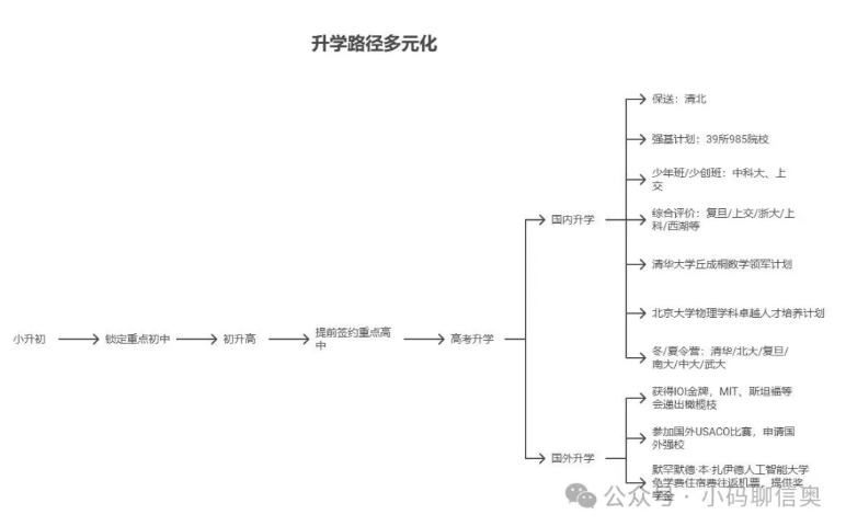 不止保送!深度盘点信奥生可走的12种升学路径(图1) 不止保送!深度盘点信奥生可走的12种升学路径(图1)