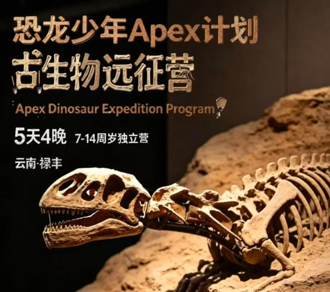 【27寒假】恐龙少年Apex计划，古生物远征营，化身小小古生物学